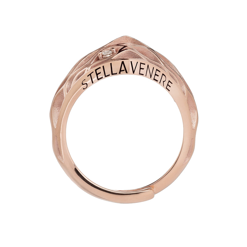 Stellavenere Chevalier Oro Rosa 2 Diamanti