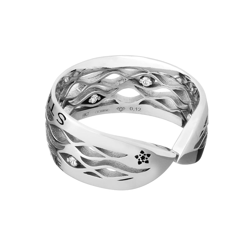 Stellavenere Fascia Argento 10 Diamanti