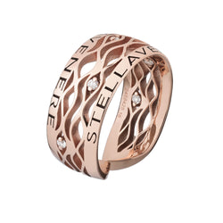 Stellavenere Fascia Oro Rosa 10 Diamanti