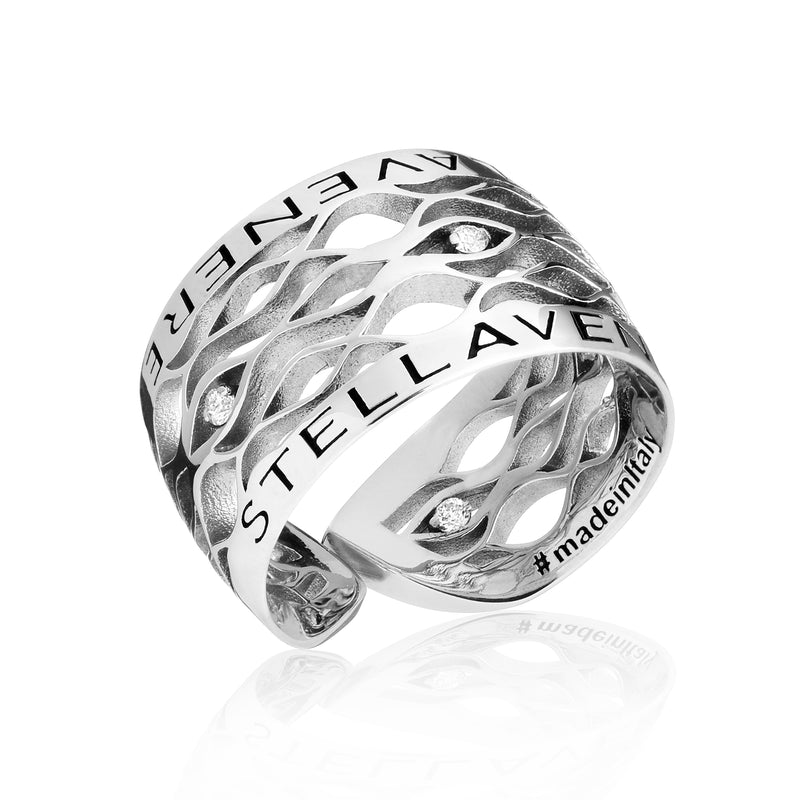 Stellavenere Fascia Argento 10 Diamanti